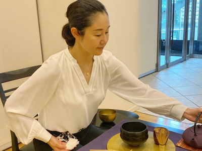 table tea ceremony trial